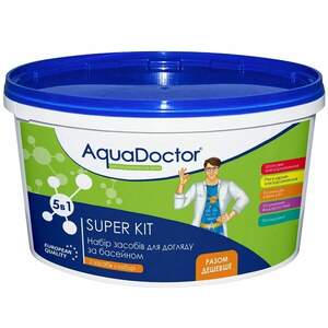 Набір хімії для басейну AquaDoctor Super Kit 5 в 1 Набір хімії для басейну AquaDoctor Super Kit 5 в 1